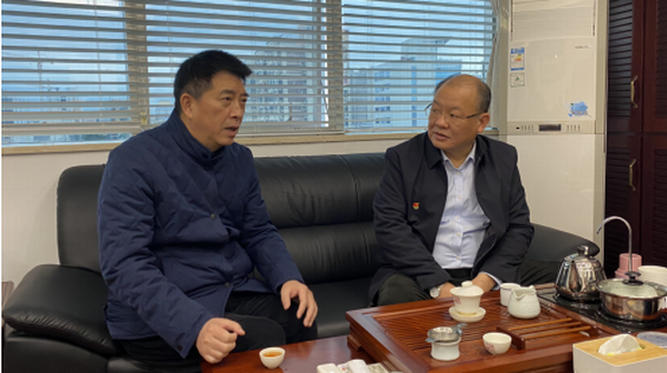 省委党史学习教育第六巡回指导组朱清组长到省移民发展中心调研指导工作