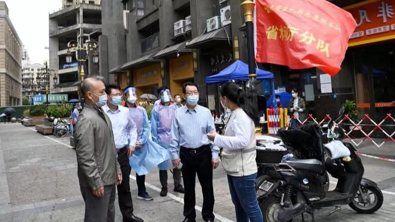刘琳厅长指导疫情防控工作 并慰问一线水利志愿者